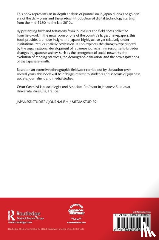 Castellvi, Cesar - A Sociology of Journalism in Japan