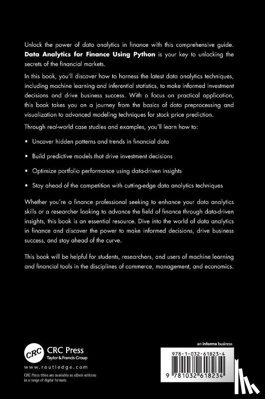 Untwal, Nitin Jaglal, Kose, Utku (Suleyman Demirel U. - Data Analytics for Finance Using Python