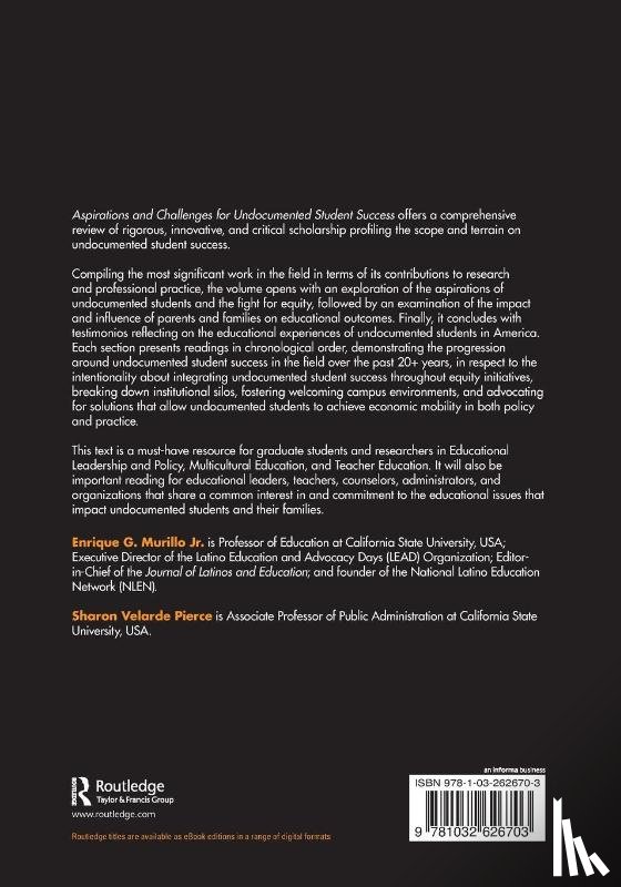  - Aspirations and Challenges for Undocumented Student Success