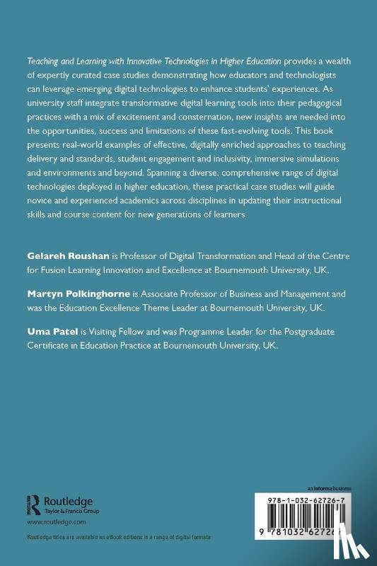  - Teaching and Learning with Innovative Technologies in Higher Education