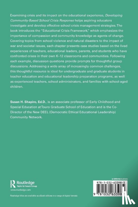 Shapiro, Susan H. - Developing Community-Based School Crisis Response