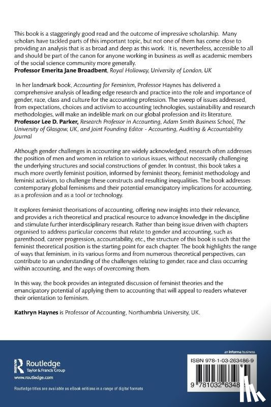 Haynes, Kathryn (Newcastle University - Accounting for Feminism