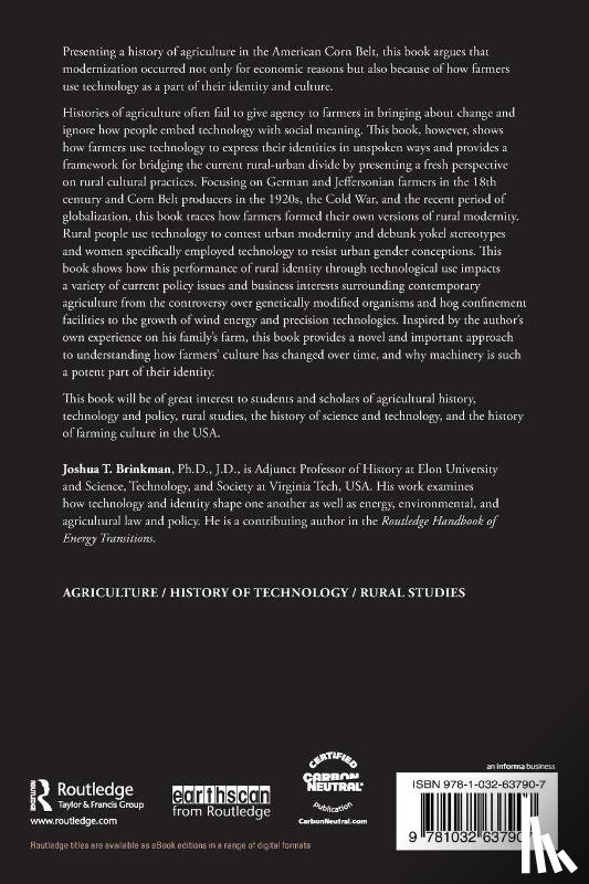 Brinkman, Joshua T. - American Farming Culture and the History of Technology