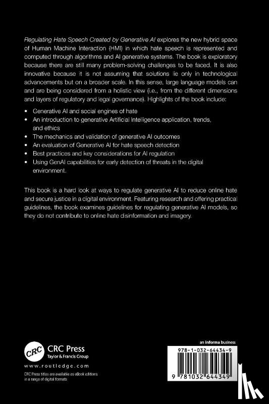  - Regulating Hate Speech Created by Generative AI