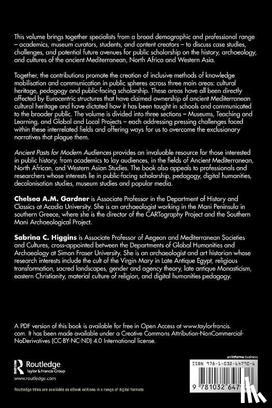  - Ancient Pasts for Modern Audiences