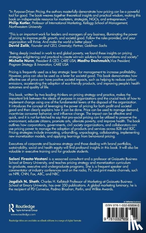 Firasta-Vastani, Saloni, Sheth, Jagdish N. - Purpose-Driven Pricing