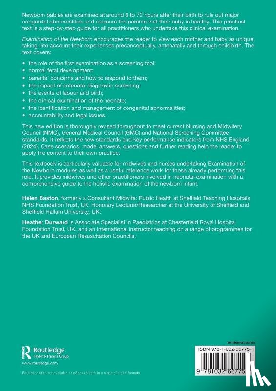Baston, Helen (University of Sheffield, Durward, Heather - Examination of the Newborn