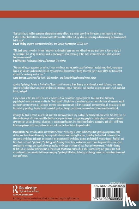 Nesti, Mark (Liverpool John Moores University - Applied Psychology Practice in Professional Sport