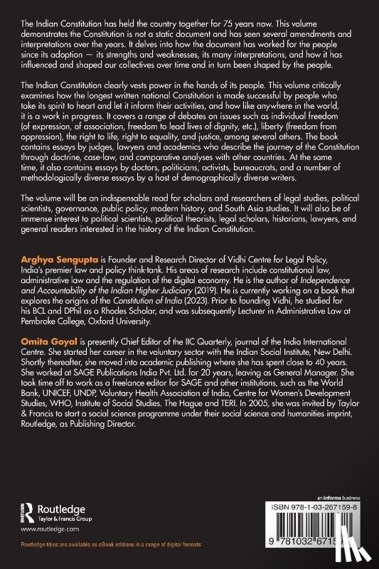  - The Working of the Indian Constitution