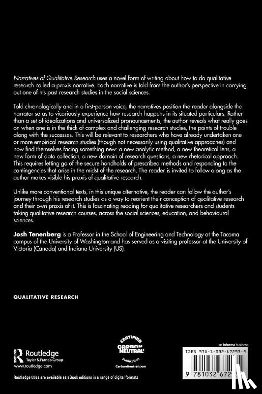 Tenenberg, Josh - Narratives of Qualitative Research