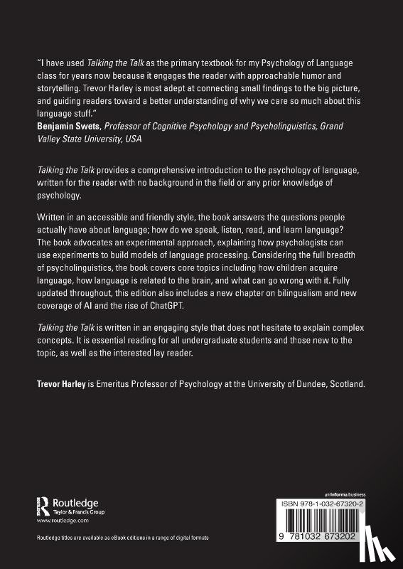 Harley, Trevor A. (University of Dundee - Talking the Talk