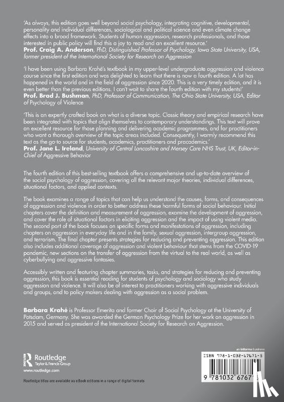 Krahe, Barbara - The Social Psychology of Aggression