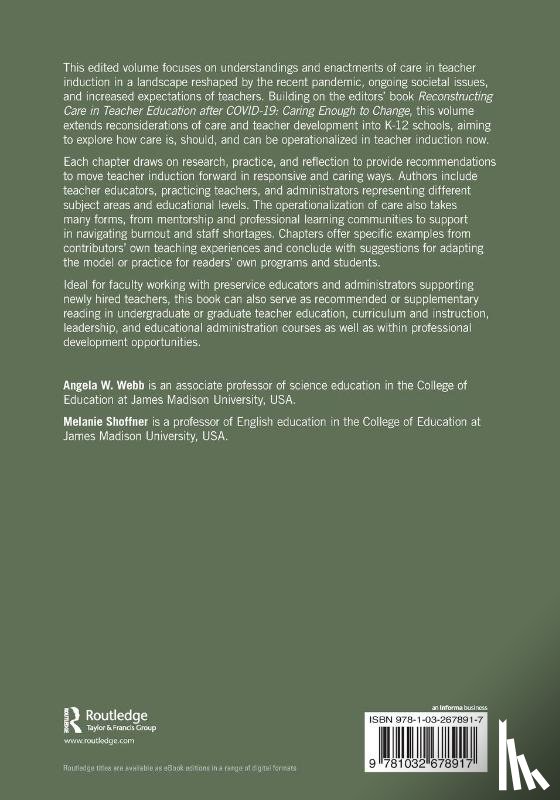  - Care and Teachers in the Induction Years