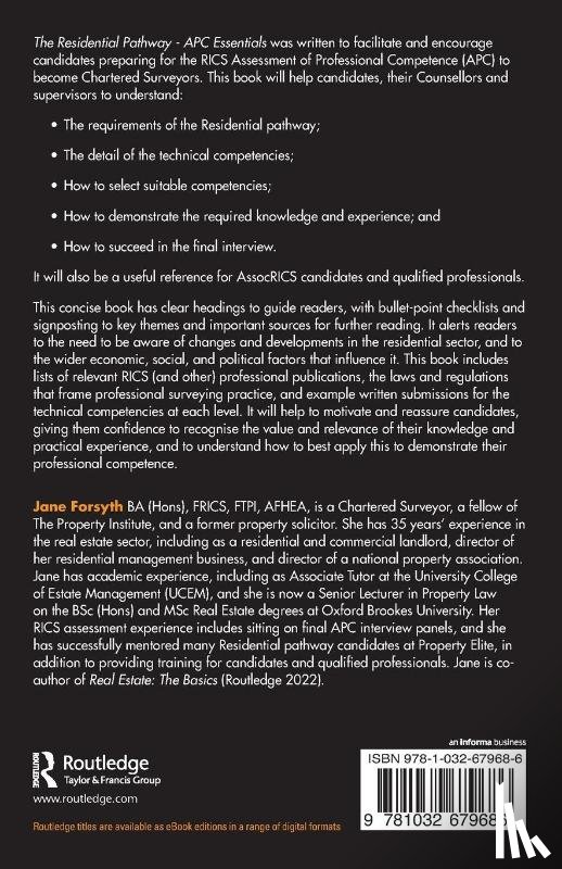 Forsyth, Jane - The Residential Pathway