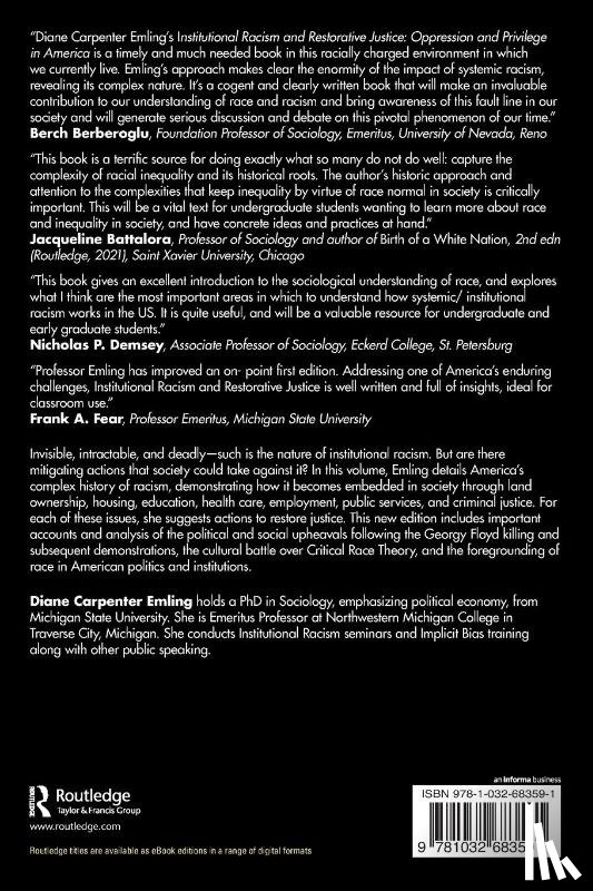 Carpenter Emling, Diane - Institutional Racism and Restorative Justice