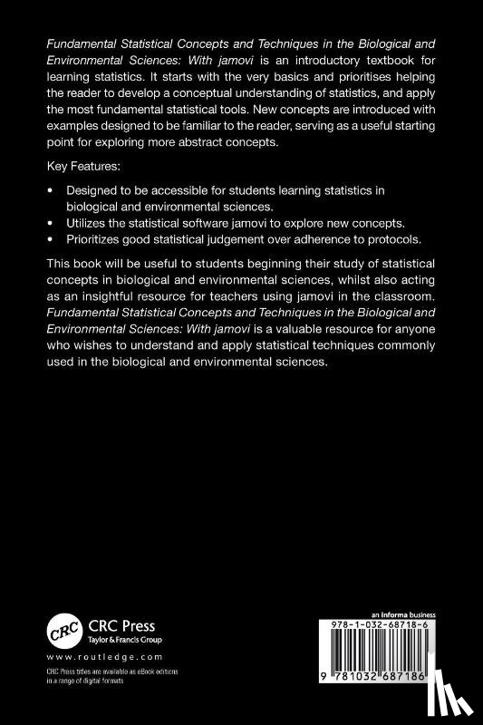 Duthie, A. Bradley (University of Stirling - Fundamental Statistical Concepts and Techniques in the Biological and Environmental Sciences