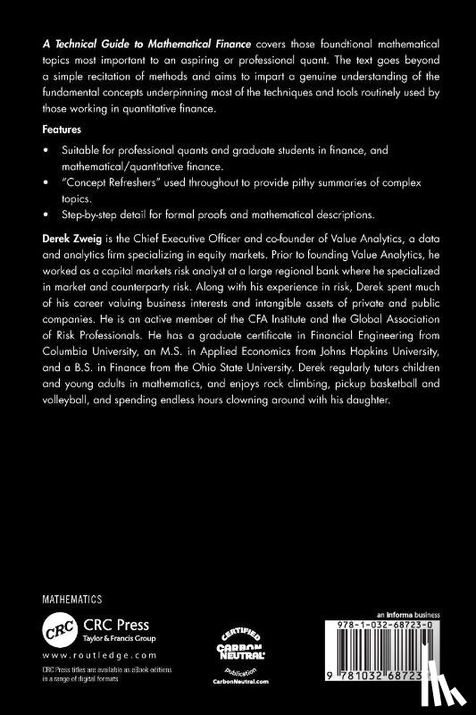 Zweig, Derek - A Technical Guide to Mathematical Finance