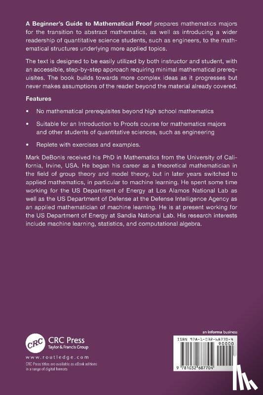 DeBonis, Mark J. (Manhattan College - A Beginner’s Guide to Mathematical Proof