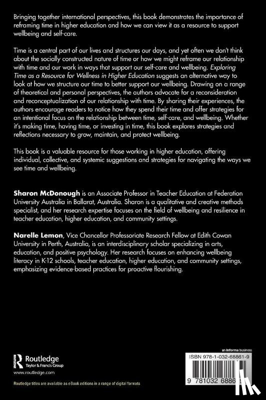  - Exploring Time as a Resource for Wellness in Higher Education