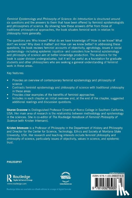 Crasnow, Sharon, Intemann, Kristen (Montana State University - Feminist Epistemology and Philosophy of Science