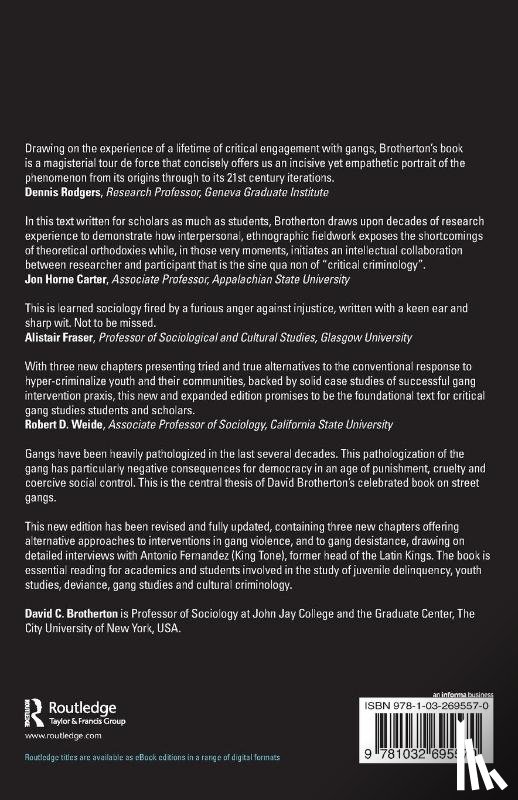 Brotherton, David C. (John Jay College - Youth Street Gangs