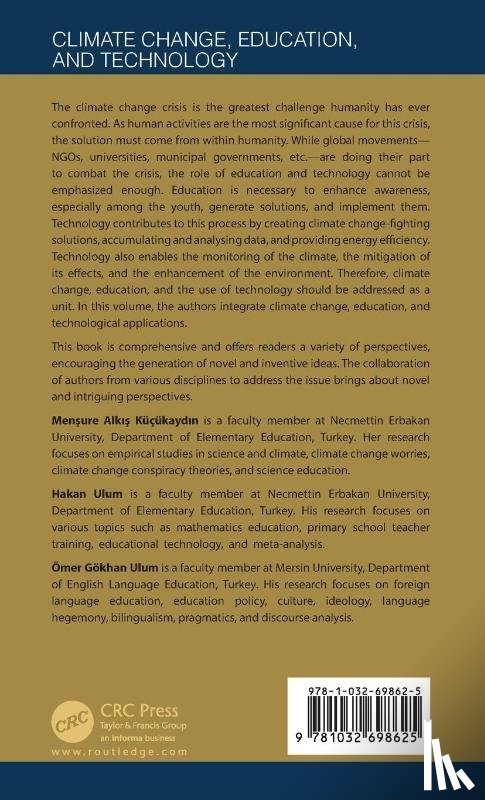  - Climate Change, Education, and Technology
