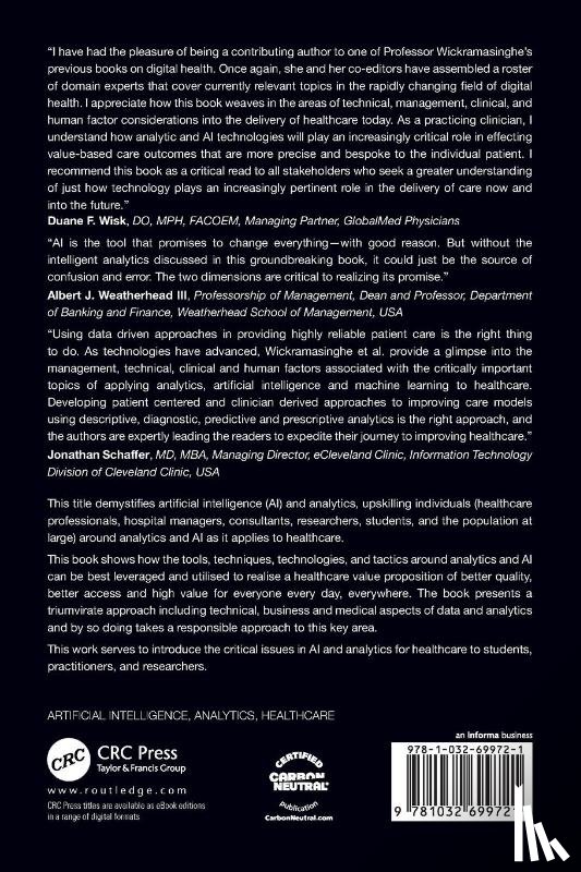  - Dimensions of Intelligent Analytics for Smart Digital Health Solutions