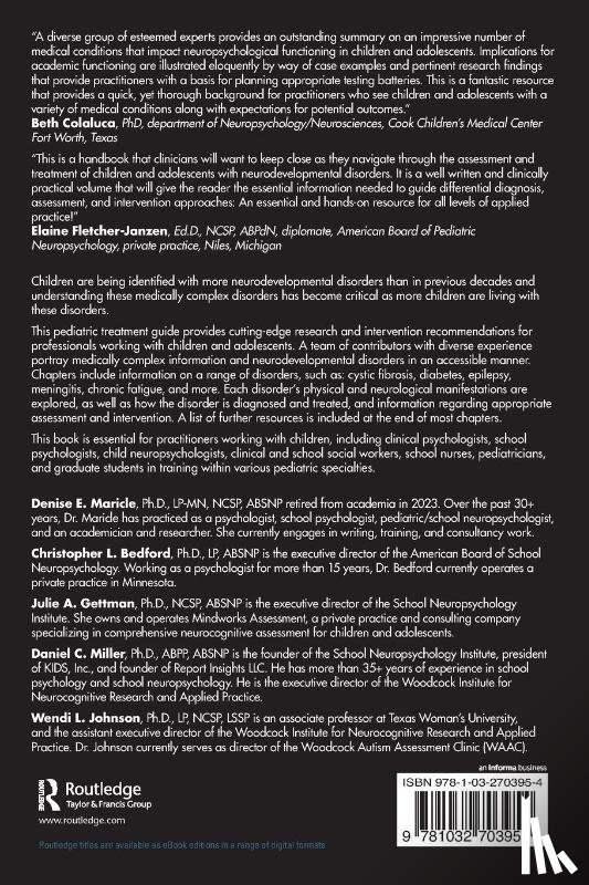  - Understanding and Managing Neurodevelopmental Disorders in Children and Adolescents