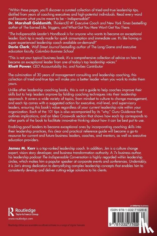 Kerr, James M. - The Indispensable Leader's Handbook