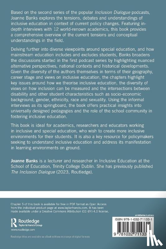 Banks, Joanne (Trinity College Dublin - Conversations and Key Debates on Inclusive and Special Education