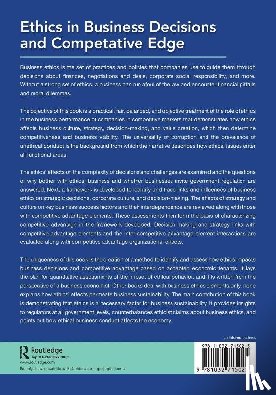 Triantis, John E. - Ethics in Business Decisions and Competitive Advantage