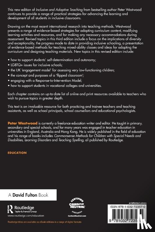 Westwood, Peter - Inclusive and Adaptive Teaching