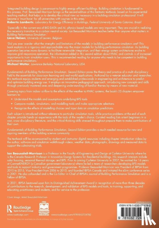 Beausoleil-Morrison, Ian (Carleton University Ottawa - Fundamentals of Building Performance Simulation