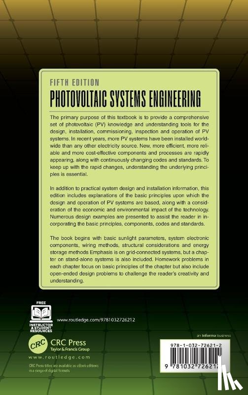 Messenger, Roger A. (Florida Atlantic University (FAU), Abtahi, Homayoon “Amir” (Florida Atlantic University - Photovoltaic Systems Engineering