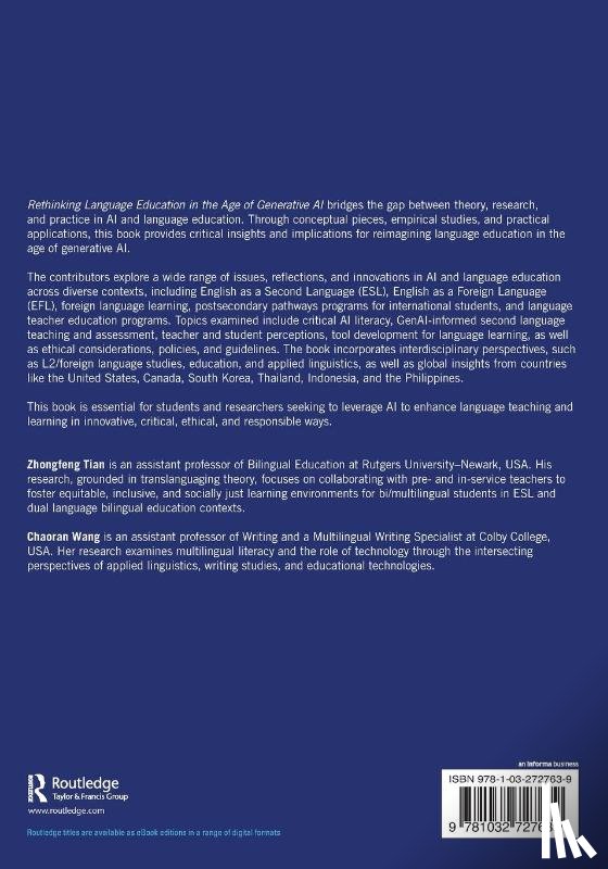  - Rethinking Language Education in the Age of Generative AI