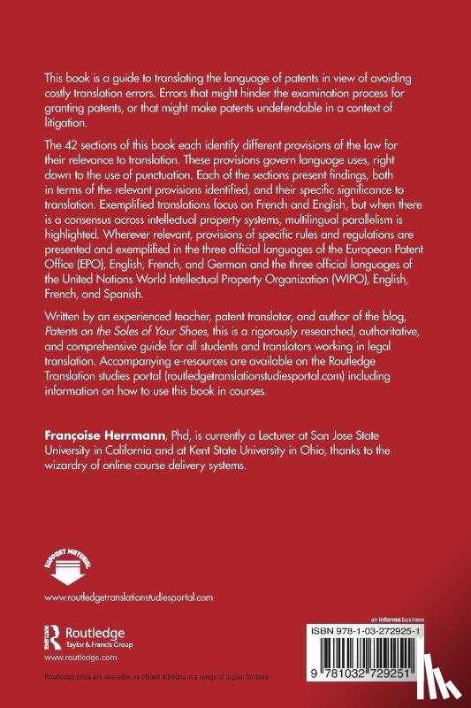 Herrmann, Francoise - Translating the Language of Patents