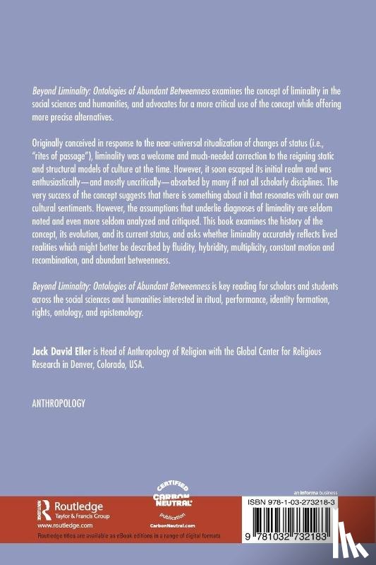Eller, Jack David (Community College of Denver - Beyond Liminality