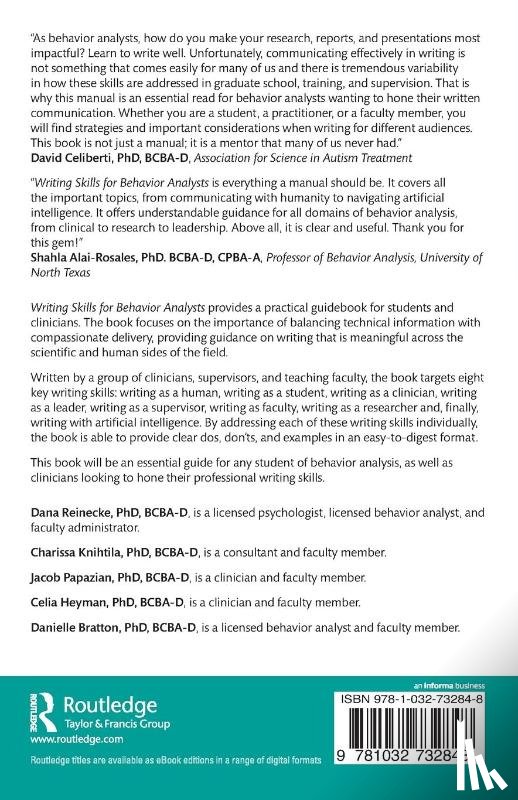  - Writing Skills for Behavior Analysts