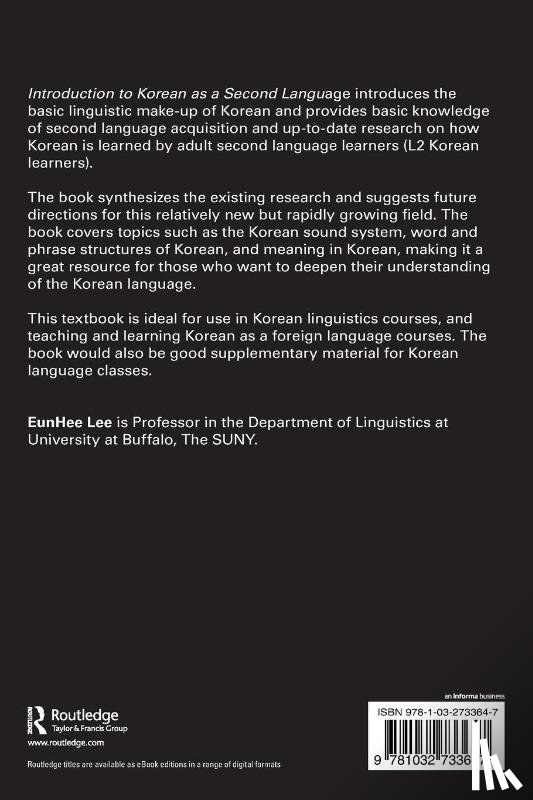 Lee, EunHee (University at Buffalo - Introduction to Korean as a Second Language