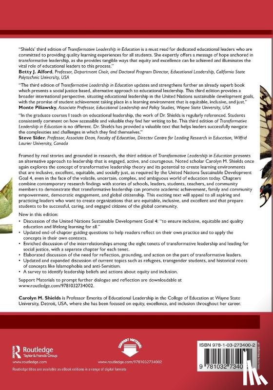 Shields, Carolyn M. (Wayne State University - Transformative Leadership in Education