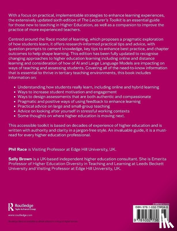 Race, Phil, Brown, Sally - The Lecturer's Toolkit
