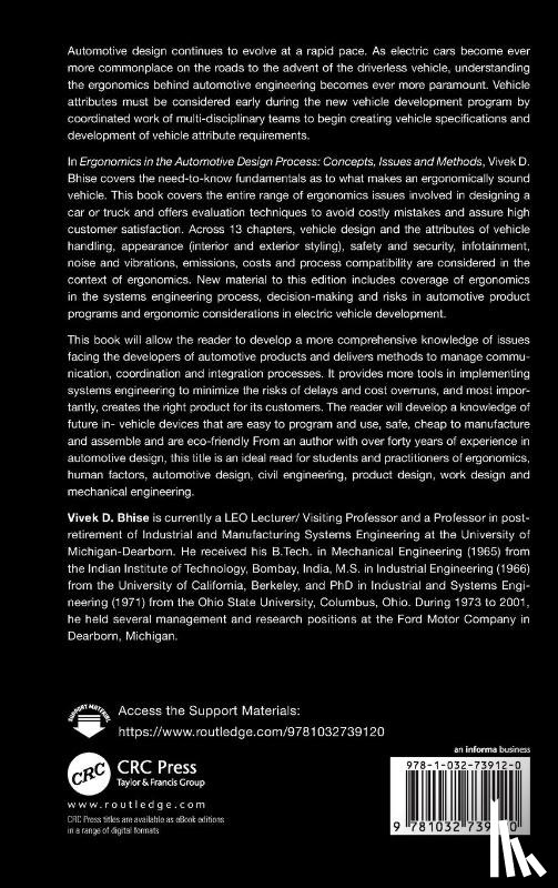 Bhise, Vivek D. - Ergonomics in the Automotive Design Process