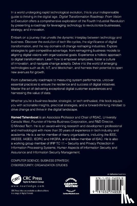 Taherdoost, Hamed (University Canada West - Digital Transformation Roadmap