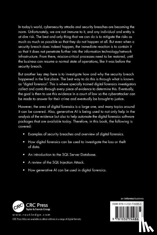 Das, Ravindra - Generative AI and Digital Forensics
