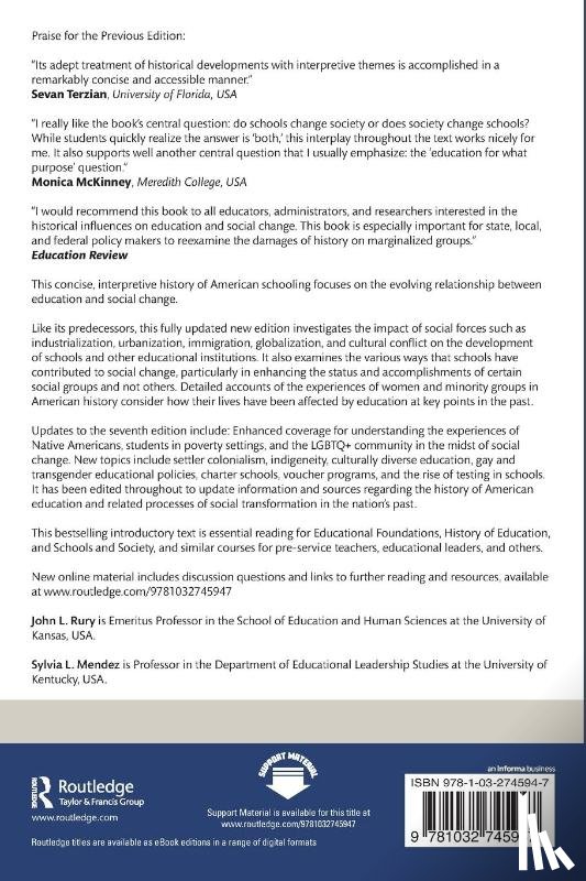 Rury, John L. (University of Kansas, Mendez, Sylvia L. (University of Kansas - Education and Social Change