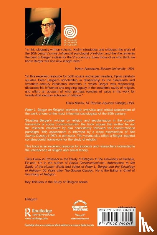 Hjelm, Titus - Peter L. Berger on Religion