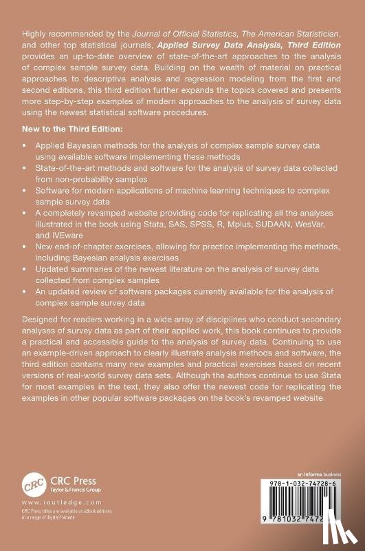 West, Brady T. (University of Michigan, Heeringa, Steve G., Berglund, Patricia A. - Applied Survey Data Analysis