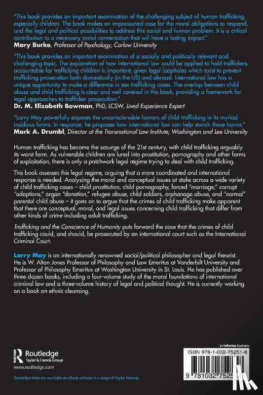 May, Larry - Trafficking and the Conscience of Humanity