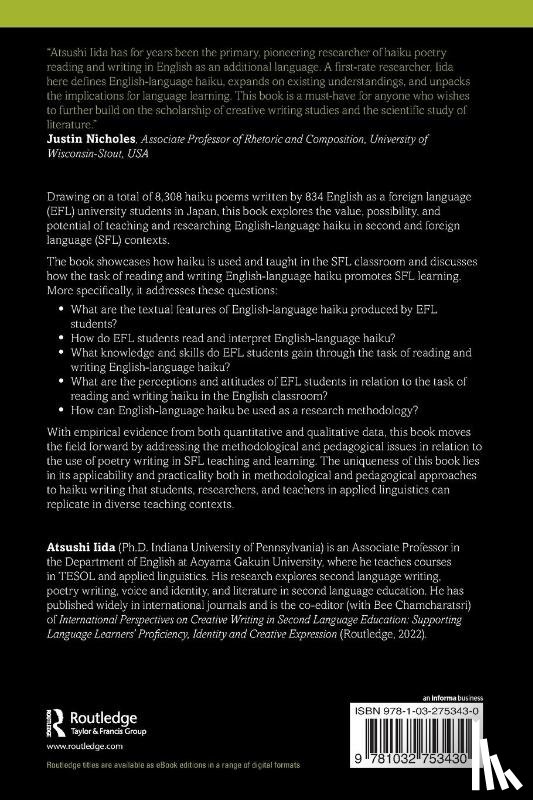 Iida, Atsushi (Aoyama Gakuin University - Haiku Across Borders