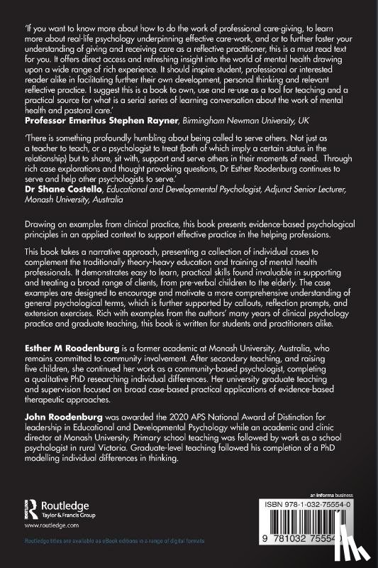 Roodenburg, Esther M, Roodenburg, John - A Psychologist’s Casebook